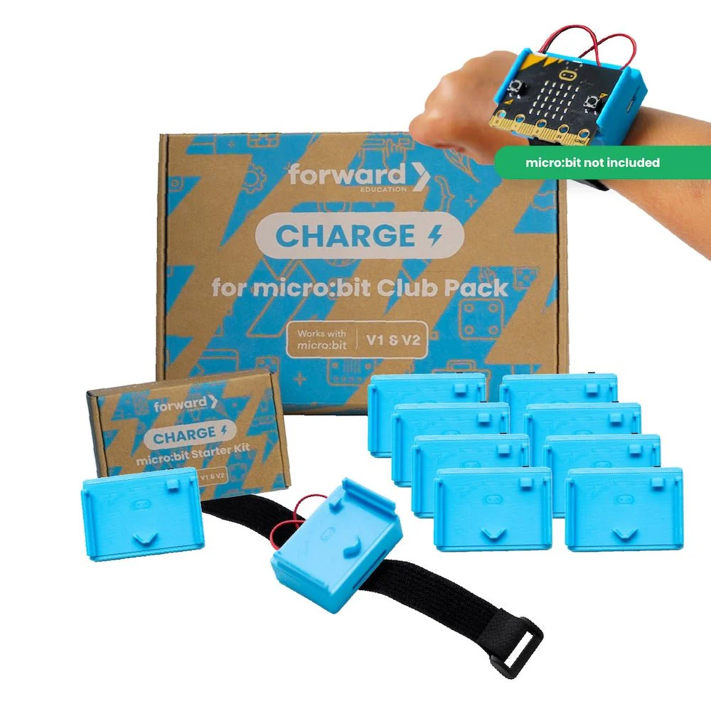 CHARGE Rechargeable Battery Pack for micro:bit(10-pack without micro:bit)